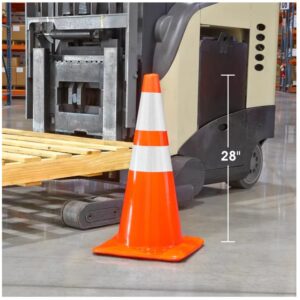 Cono para tráfico naranja reflejante 28" - Image 2